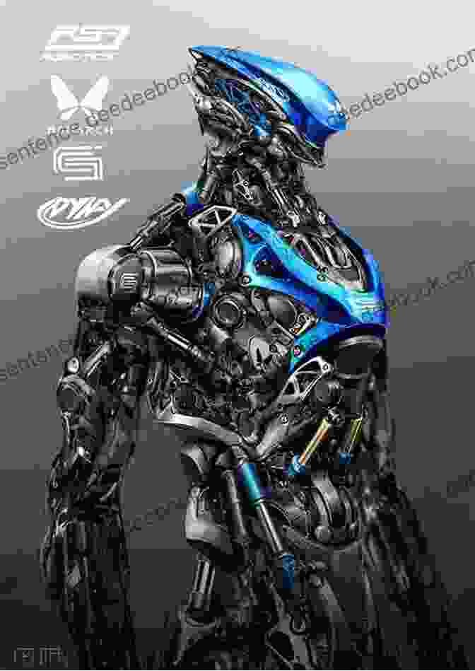 A Blue Robot With A Body Resembling An Infinity Symbol. 123: Robots Of The Numeric Planet