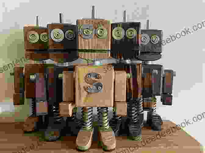 A Collection Of Wooden Palito Robots Palito: The Wooden Robot Mike Laughead