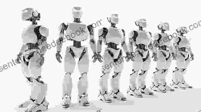 A Group Of Diverse Robots Standing In A Futuristic Cityscape. 123: Robots Of The Numeric Planet