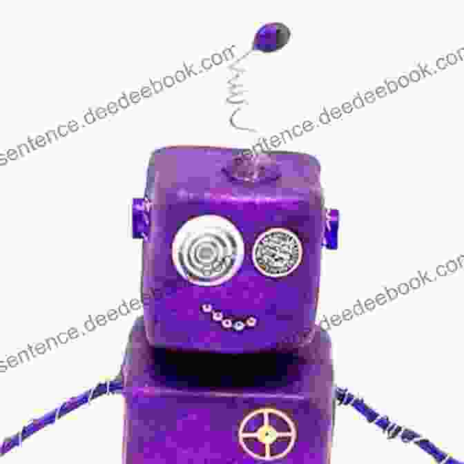 A Purple Robot With A Body Resembling A Honeycomb. 123: Robots Of The Numeric Planet