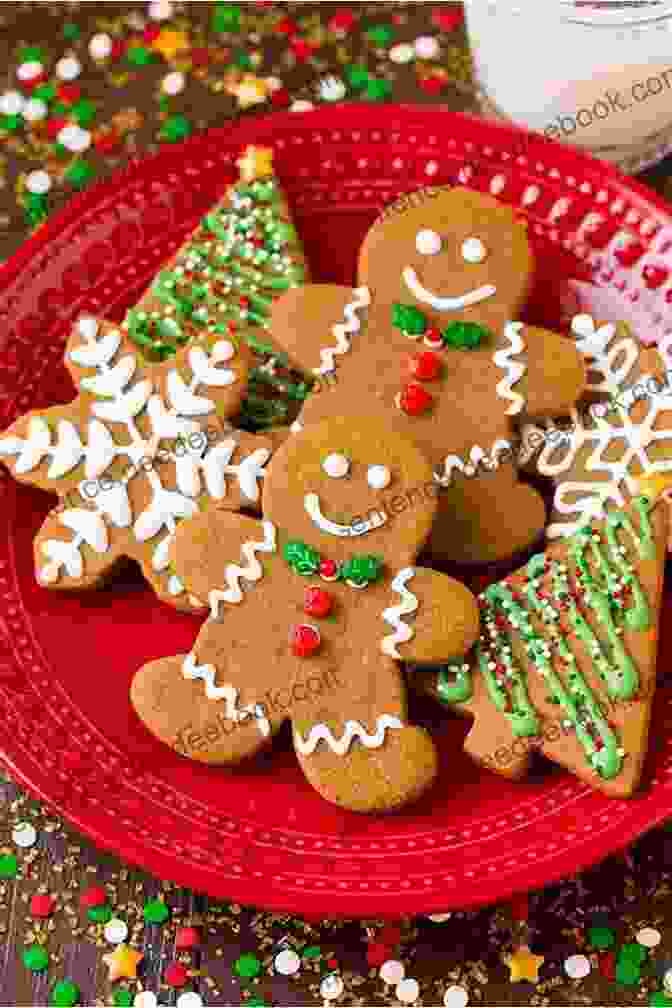 A Tray Of Freshly Baked Gingerbread Cookies, Decorated With Intricate Designs Gingerbread With Abigail Adams Children S Guided Reading Level R (Time Hop Sweets Shop Series)