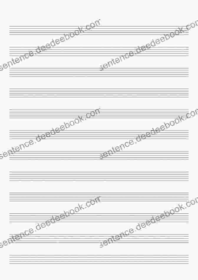 Blank Music Sheet Without Clefs 100 Blank Music Sheets: Without Clefs