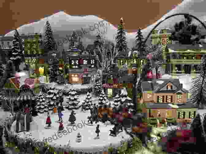 Christmas Town Christmas Village Family Cross Stitch Patterns 12 Christmas Projects Gift For Embroiderer: Christmas Town Christmas Village Northern Reindeer Bear On The Clock Snowman Winter Moon Evening