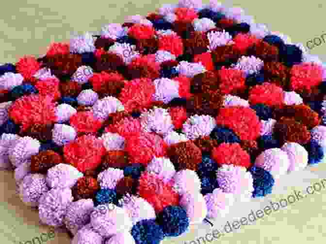 Close Up Of A Fluffy Pompom Made With Colorful Yarn Twenty To Make: Fabulous Pompoms