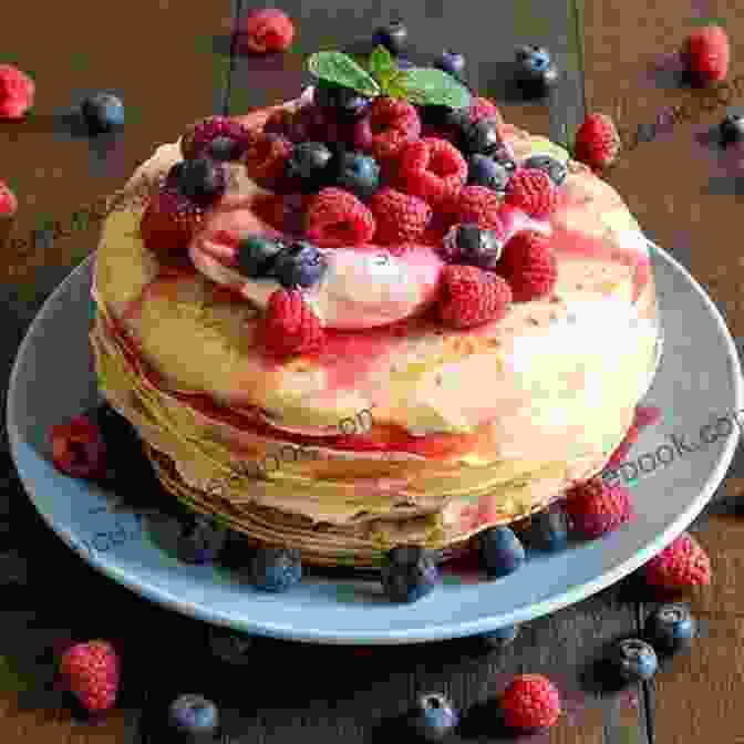 Fluffy Pancakes With Mixed Berries On A Plate Blackstone Griddle Cookbook For Beginners: 250 Amazingly Easy Delicious And Healthy Recipes For Your Blackstone Grill Griddle (Backyard Griddle Cookbook)