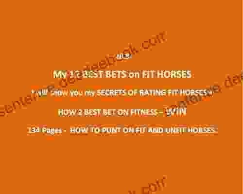 28 8 My 12 BEST BETS With A Horse Fitness Edge : How Fit Is A Horse Too Many Pro Punters Think This Is A Dark Area That Is Hard To Fathom Whether You Mounting Yard I Will Teach You How To Rate